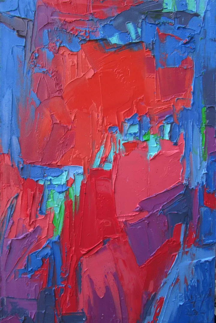 Young Pink, artwork by Abhishek Kumar