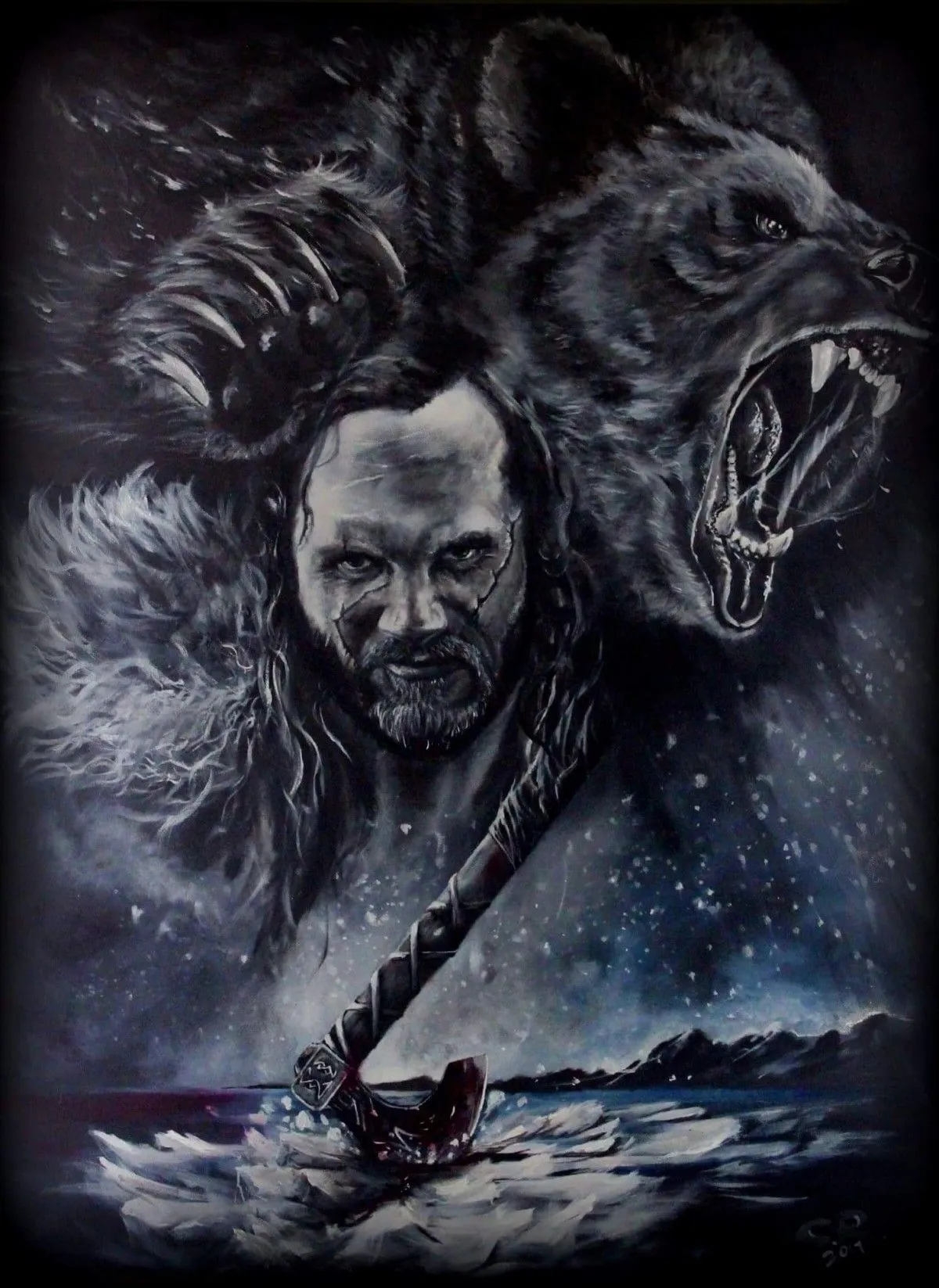 Rollo the viking, artwork by Stan Mad