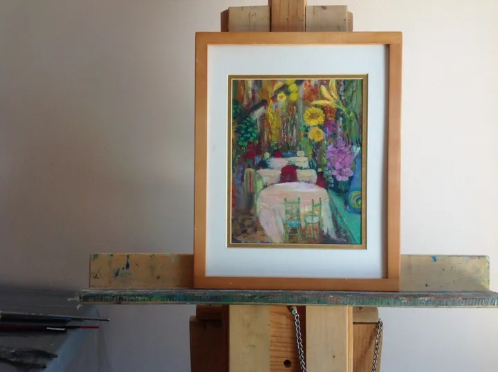 Le Mas Provençal -Elze Côte d'Azur, artwork by Lola Latulippe