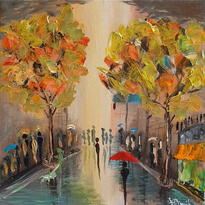 rue de Paris, œuvre de Stanislava Dimitrova