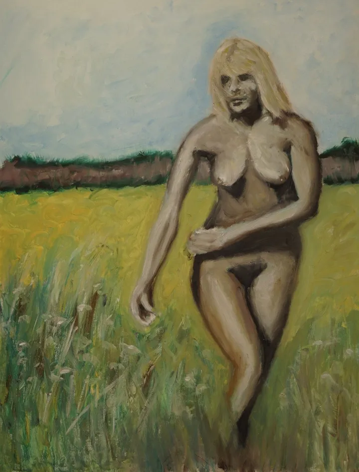 Nude, running, œuvre de Kenneth Friend
