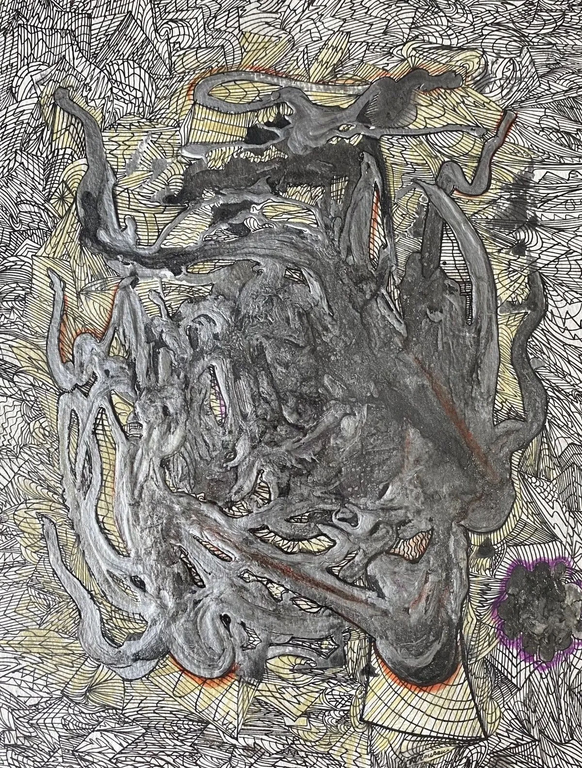 Plongeon, œuvre de Denis Roucau