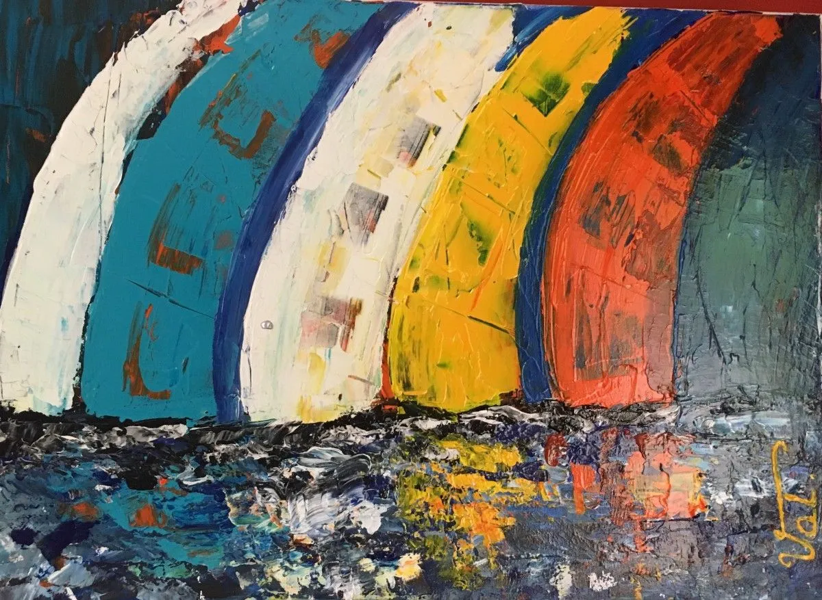 les volies de couleurs, artwork by Val Mzr