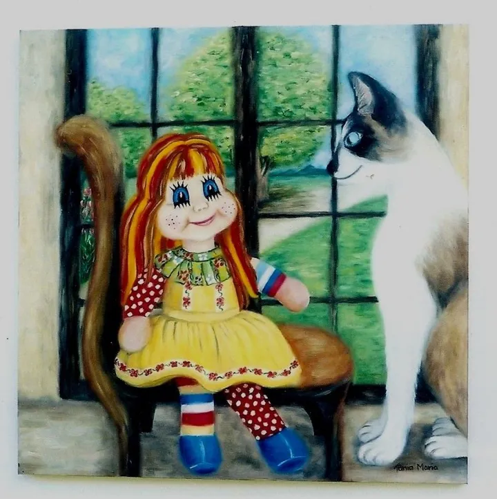 Friends, œuvre de Tânia Maria de Souza