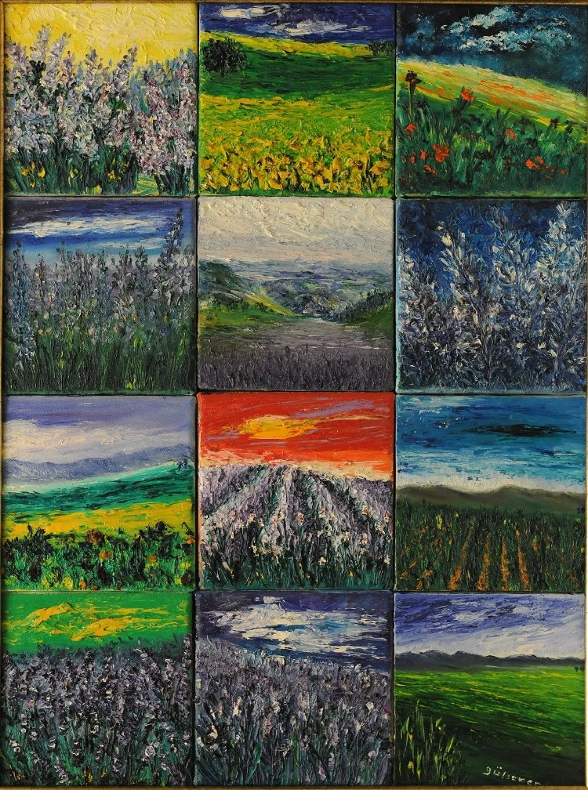 Lavenders, œuvre de Gulseren Yalcintas