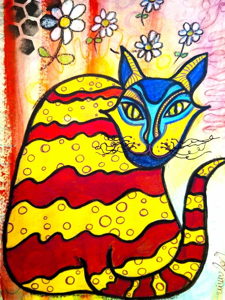 ANTOINE the DaisyLoving AlleyCat, œuvre de mimulux patricia no