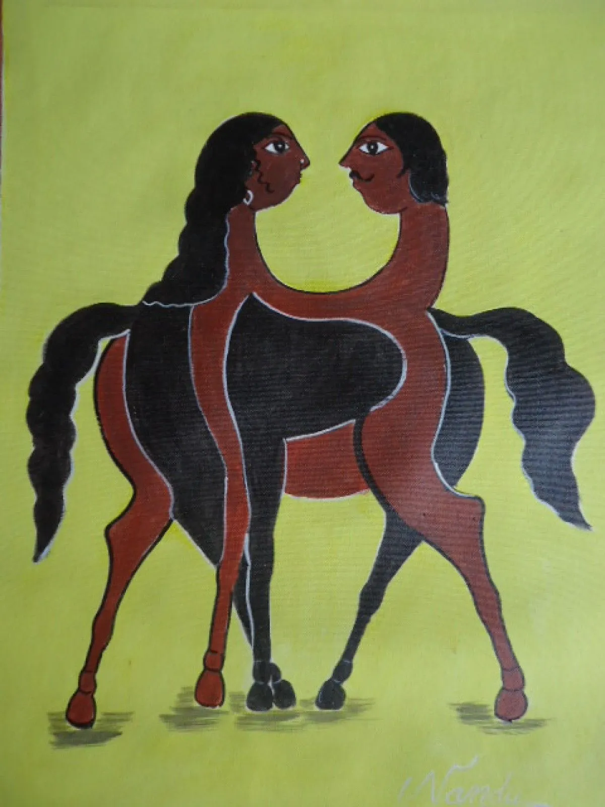 untitled, artwork by Nandu Painter