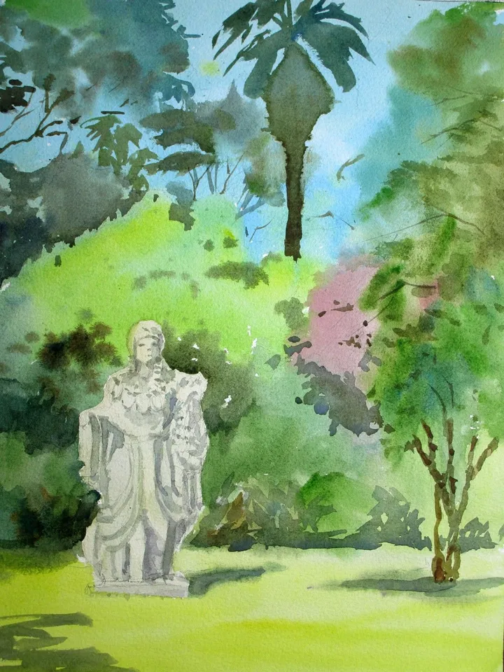 Parque Maria Luisa, œuvre de Tito Llorente