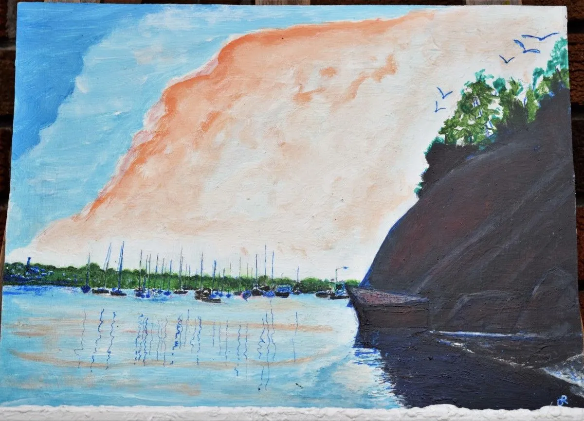 New Richmond marina, œuvre de Denis Roucau