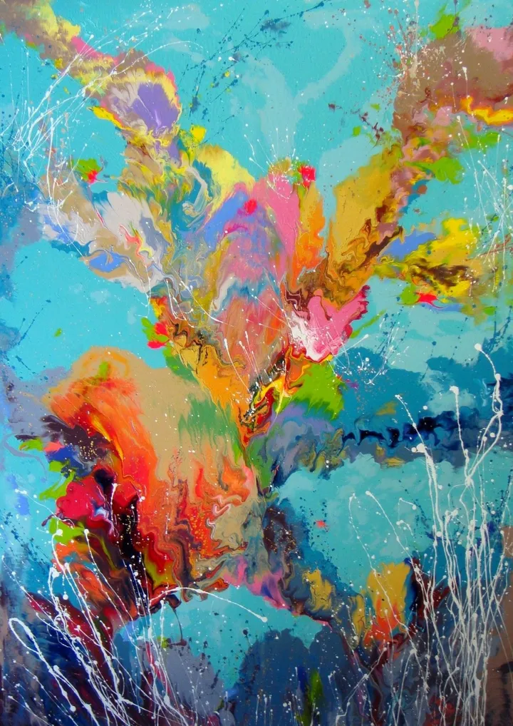 Floral composition, œuvre de IRINI KARPIKIOTI