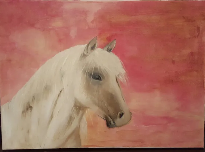 horse, artwork by kamila nabi