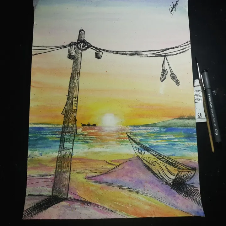Roatán (Ilustración), œuvre de Aziel Barrientos