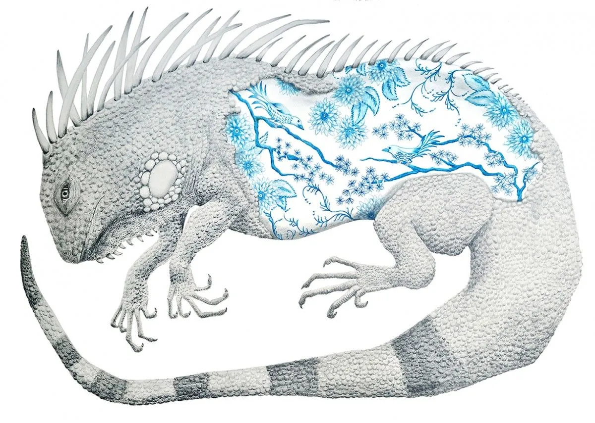 Porcelain heart, artwork by Mónica Álvarez Herrasti