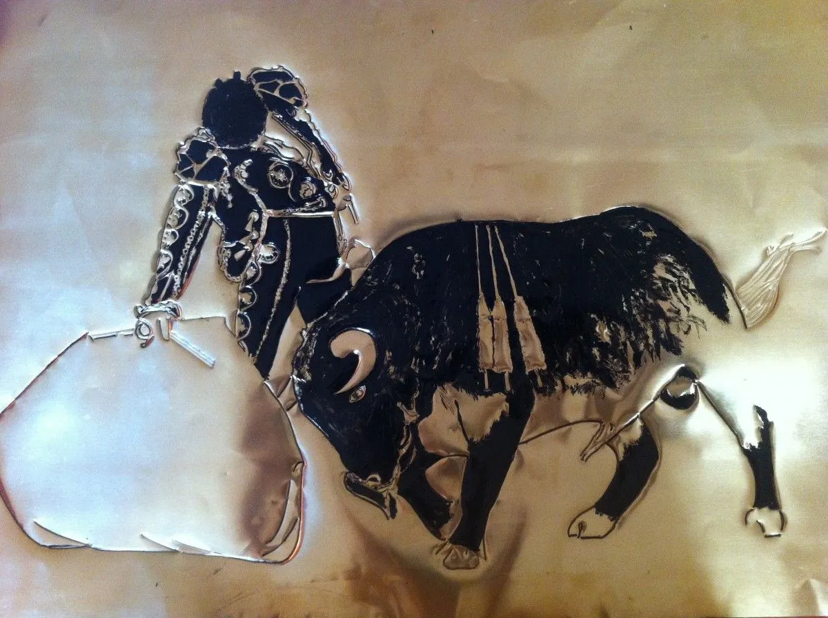El matador, artwork by rahim dziri