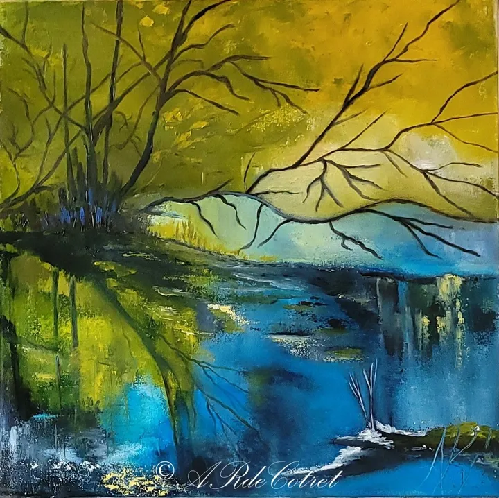 Dans l'Antre de l'Anse, œuvre de Anne René de Cotret