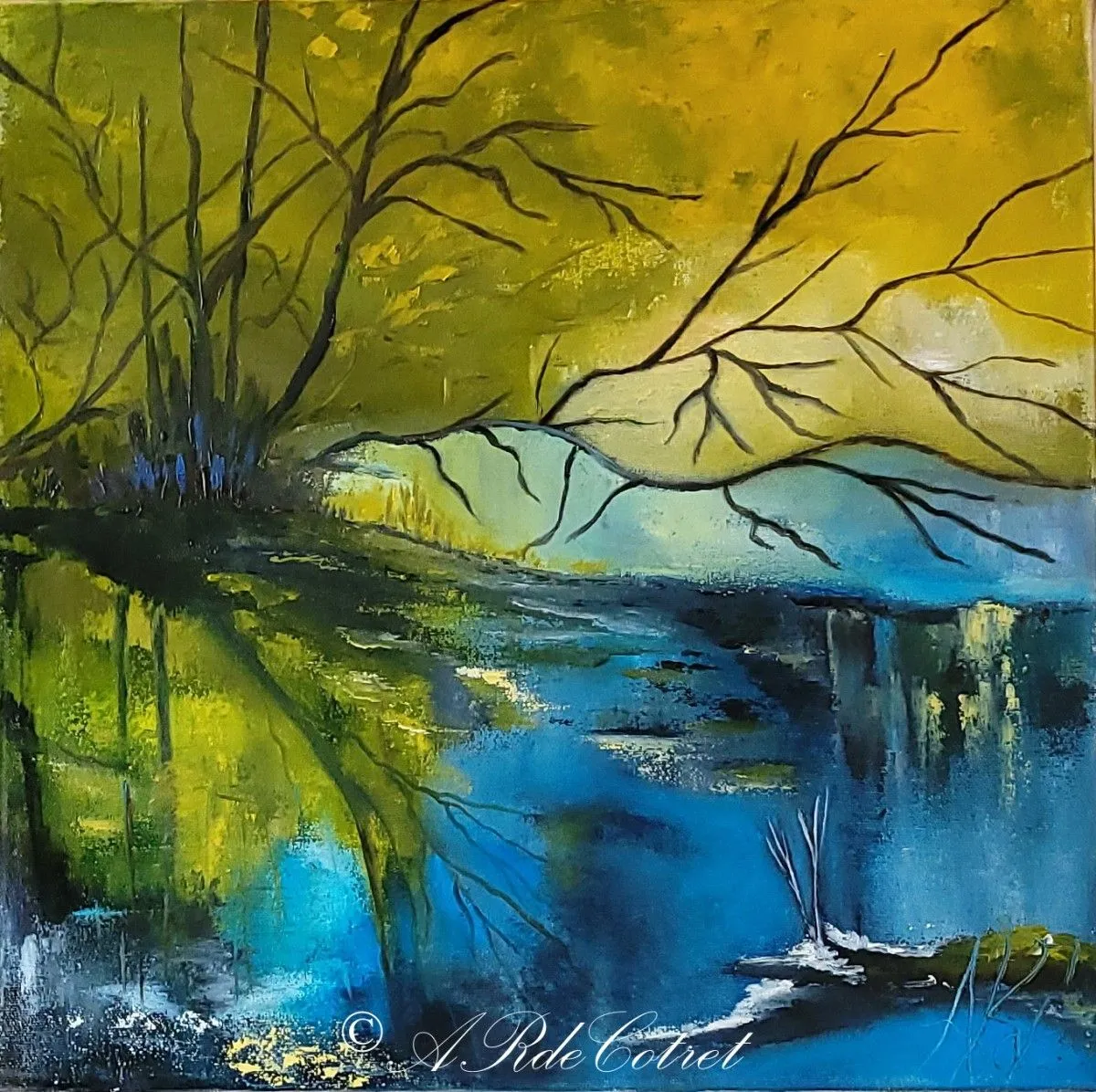 Dans l'Antre de l'Anse, artwork by Anne René de Cotret