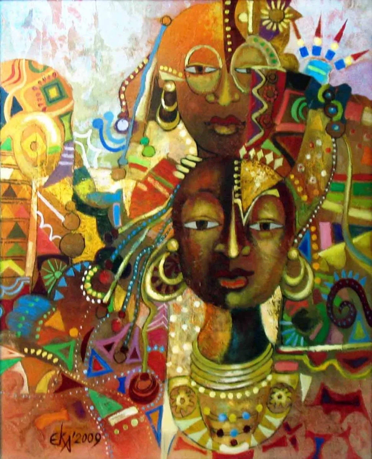 Africa - V, œuvre de Evgeni Kirilov