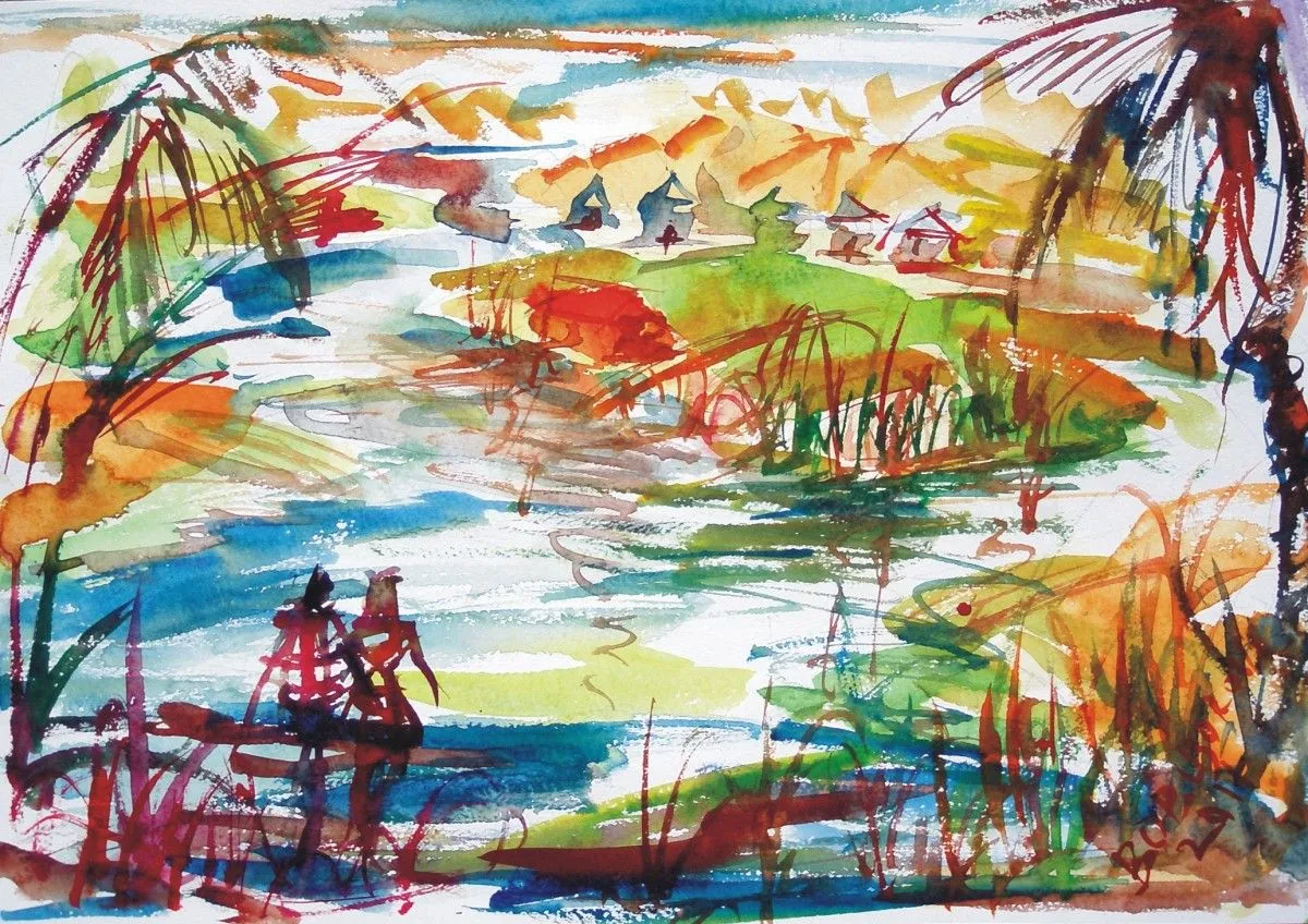 beach-o, artwork by Akpan Usoroh
