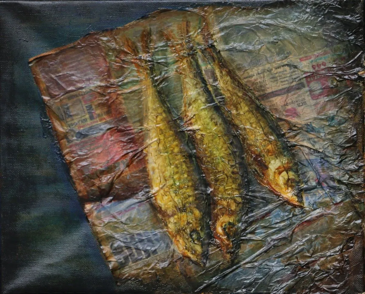 Three Fish, artwork by Dmitry Semenkov