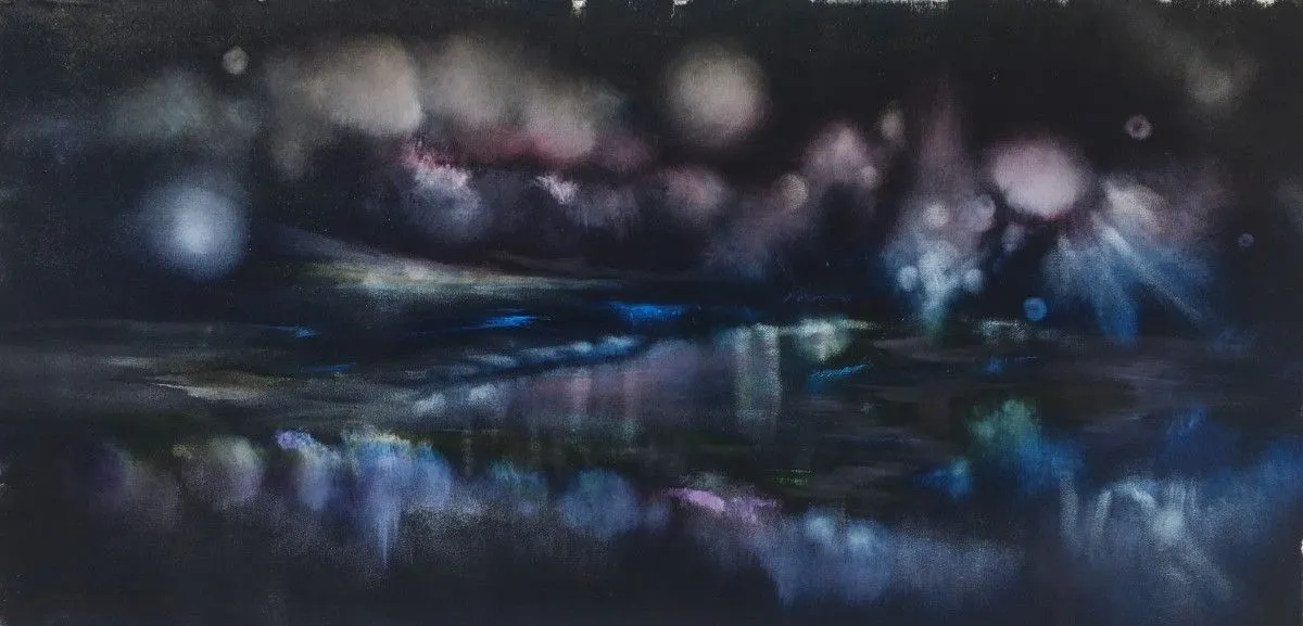 Moonlight Seascape, œuvre de Khrystyna Kozyuk