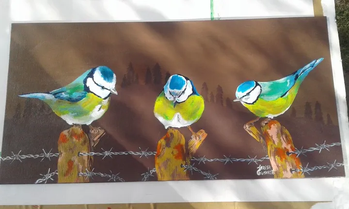 the three, œuvre de Teresa D Guthrie