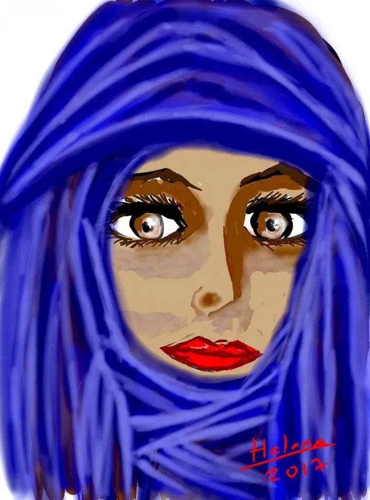 Brown Eyes, œuvre de Maria Santos