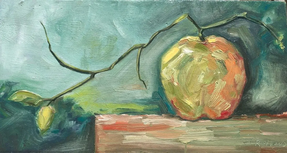 Apple study/sold, œuvre de Rebecca Manns