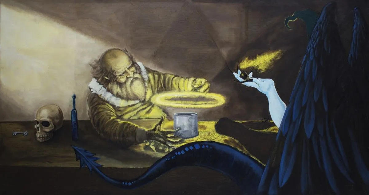 Faust and Mephistopheles, œuvre de Marco Ortiz