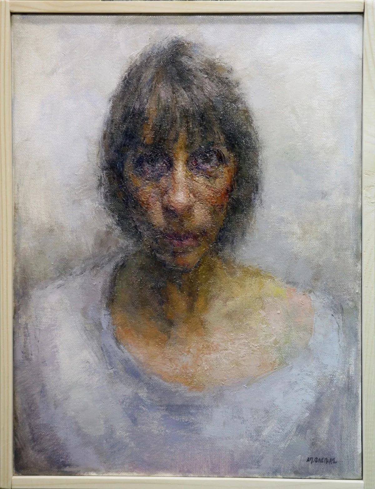 Portrait of K.N., artwork by Apostolos Flegkas