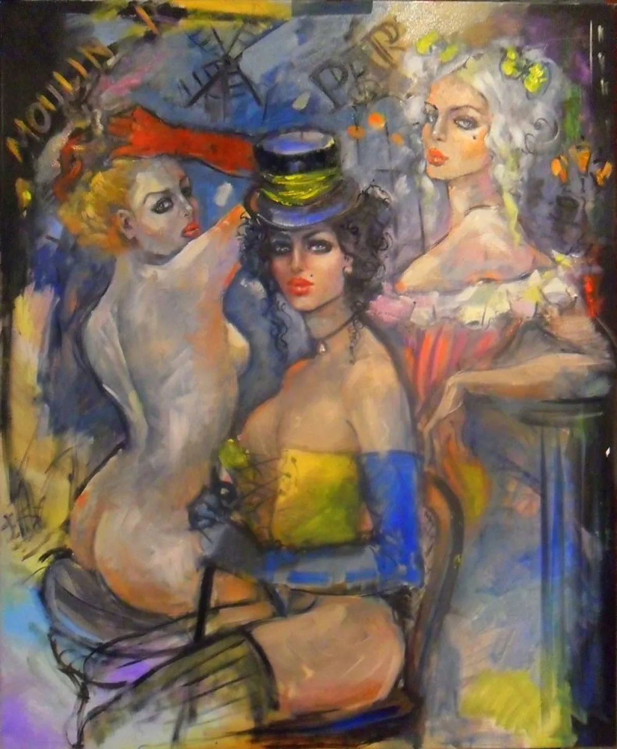 burlesque, artwork by Fati Tomaeva-Gabellini