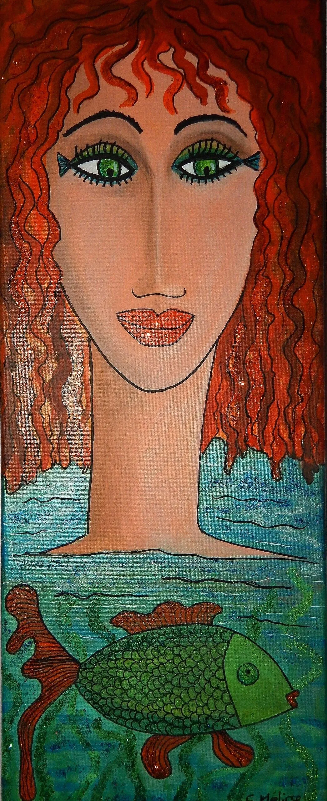 LA FEMME POISSON, œuvre de Sandrine Mélisse