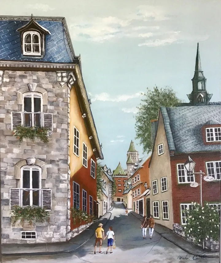 Balade dans le Quartier latin, œuvre de Michel Cantin