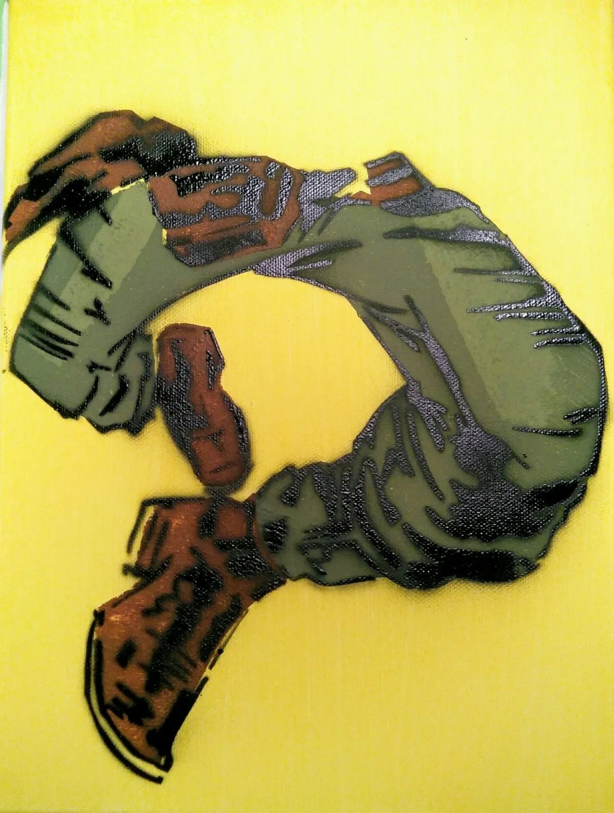 Jack Kirby's Legs 1, œuvre de Jeffrey Collectivtwo
