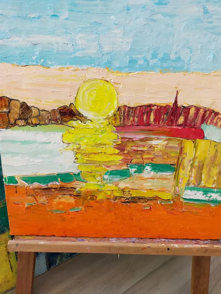 No 11 Paysage, artwork by annick Ayoul