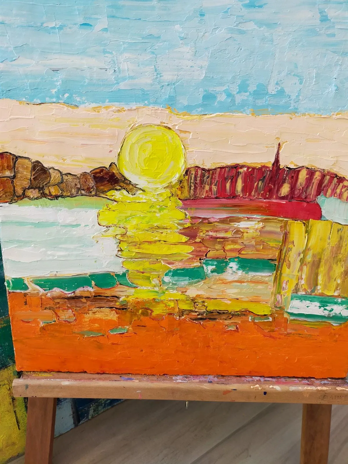 No 11 Paysage, artwork by annick Ayoul