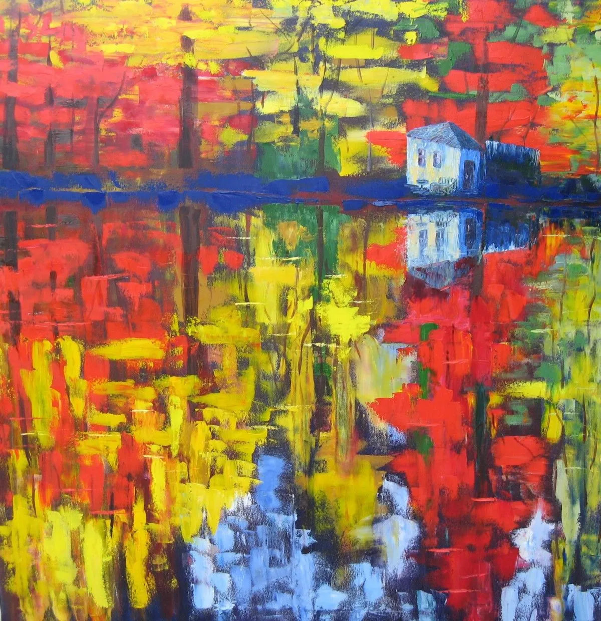 Autumn jazz, œuvre de Oksana Okhapkina
