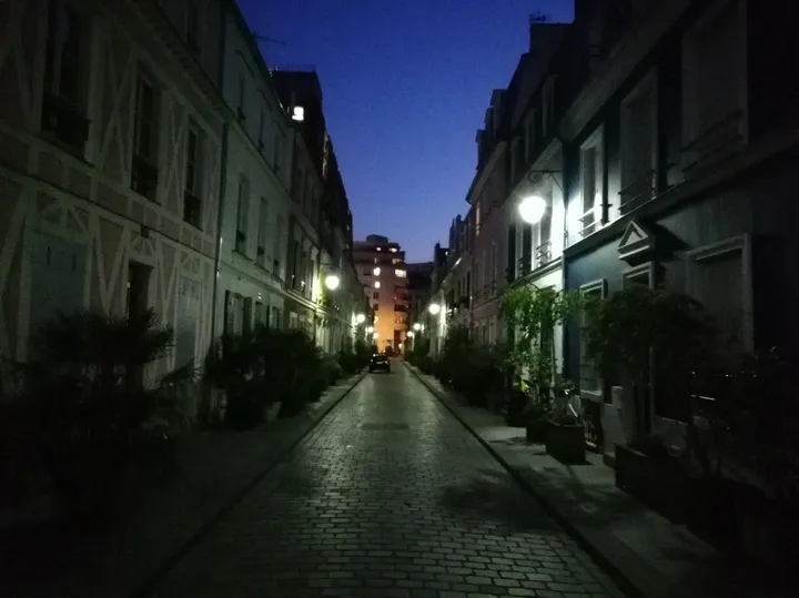 Night Walking In Paris, artwork by Vignaud Maxime