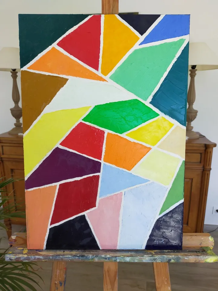 arlequin, œuvre de annick Ayoul