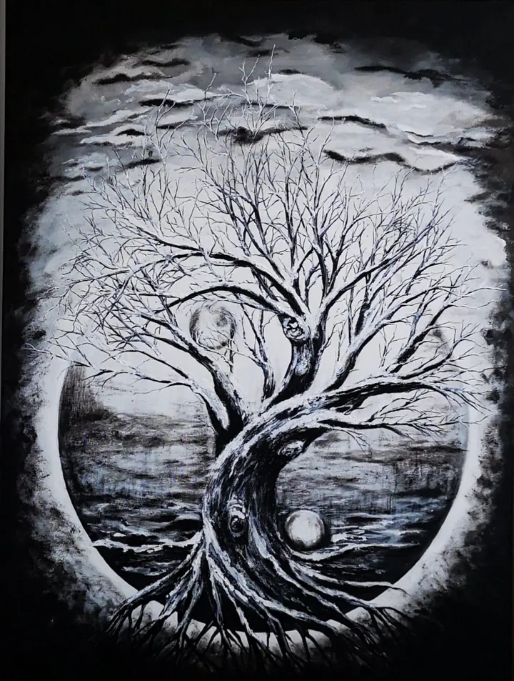 Symboles n°6, artwork by Saouti Mina