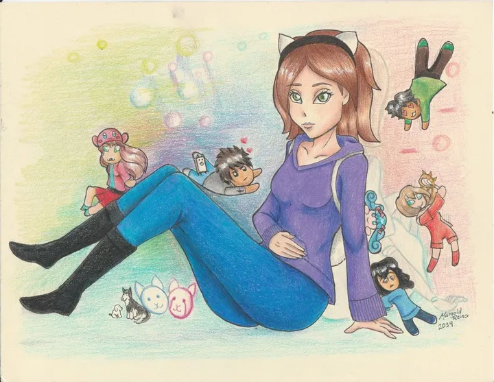 Margold OC, artwork by Margold Reina