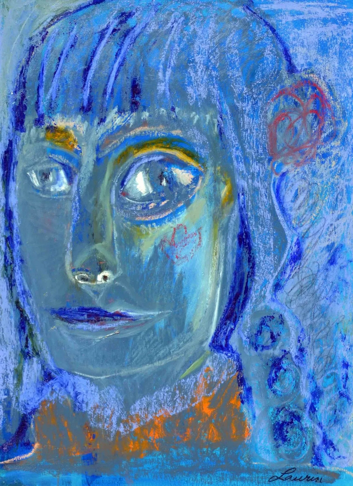 La vie en bleue, œuvre de Nicole Laurin