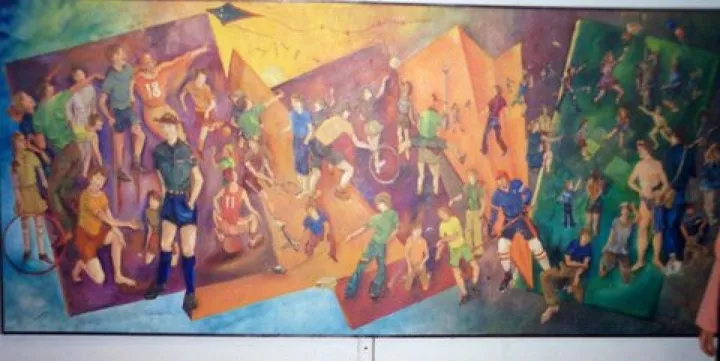 JUEGOS DE JUVENTUD, artwork by Jorge Delafuente