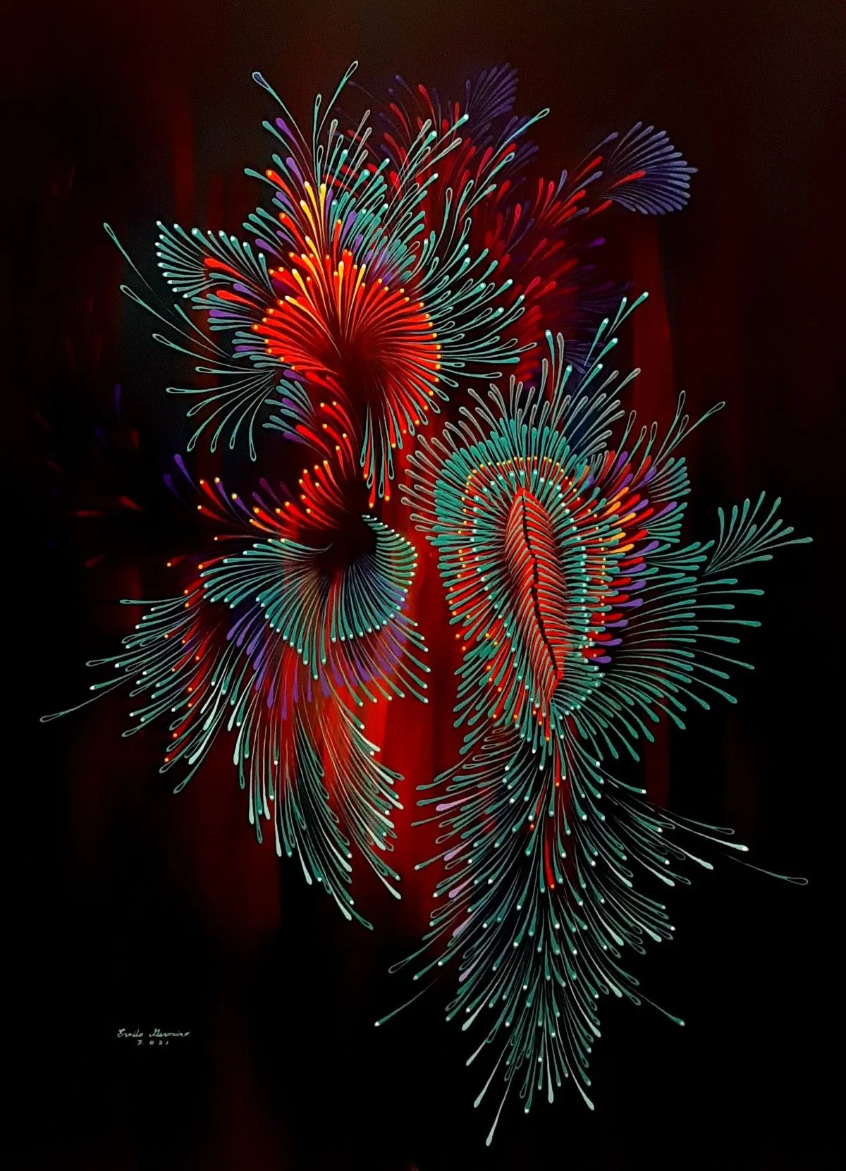 Light In The Dark, artwork by ernilo germino