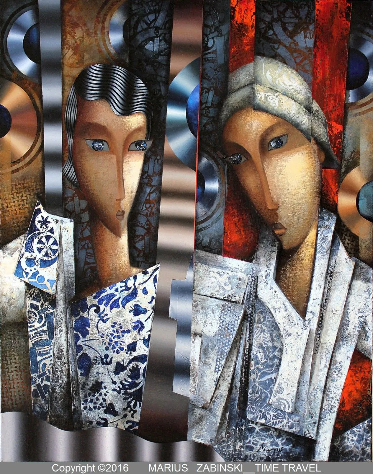 TIME TRAVEL, artwork by MARIUS ZABINSKI