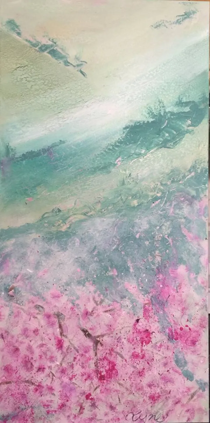 Fleurs, œuvre de Lyne Courcy