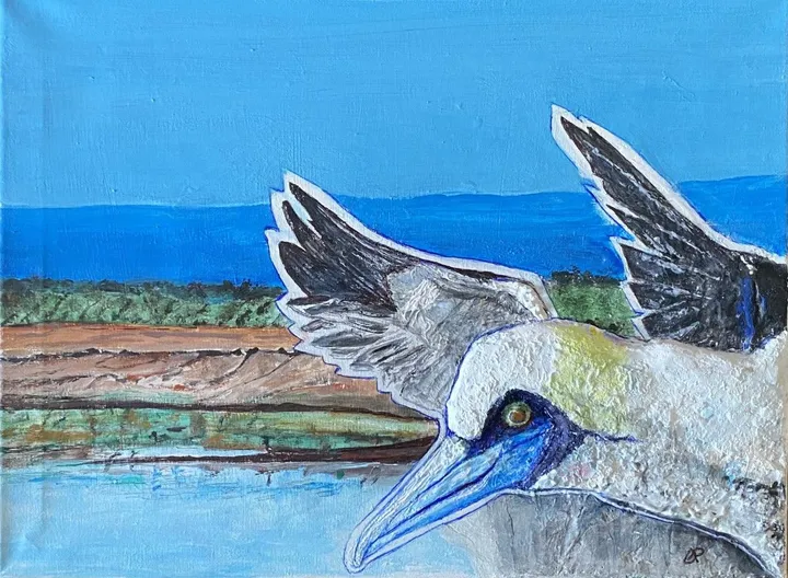 Beach @ Carleton-sur-mer, artwork by Denis Roucau