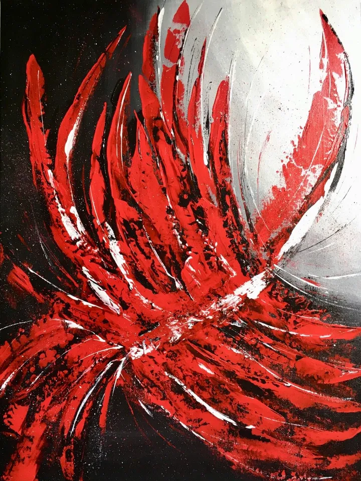 L’Aigle Rouge, artwork by Françoise AUGUSTINE