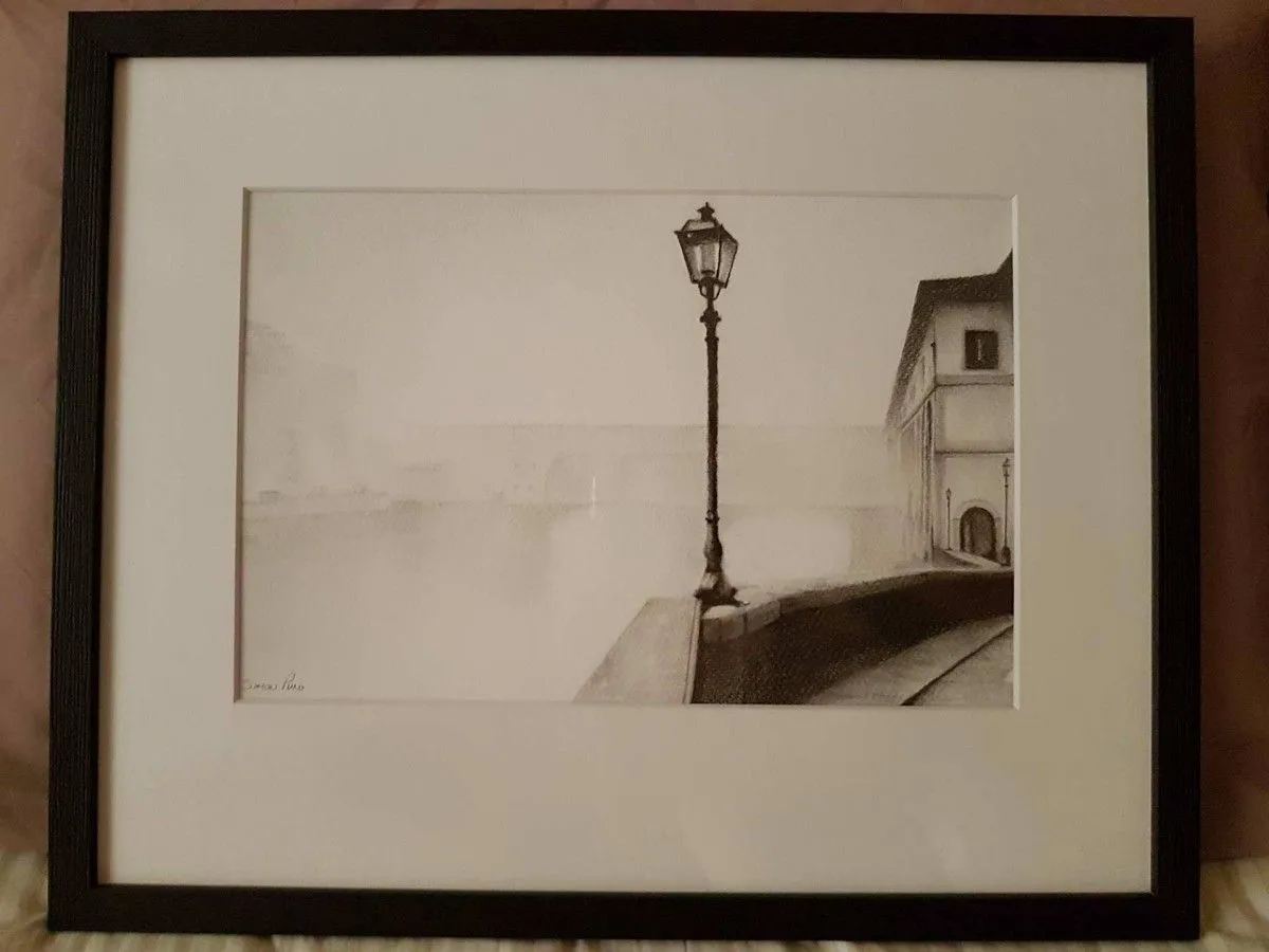 Ponte Vecchio Italy, œuvre de Simon Pulo