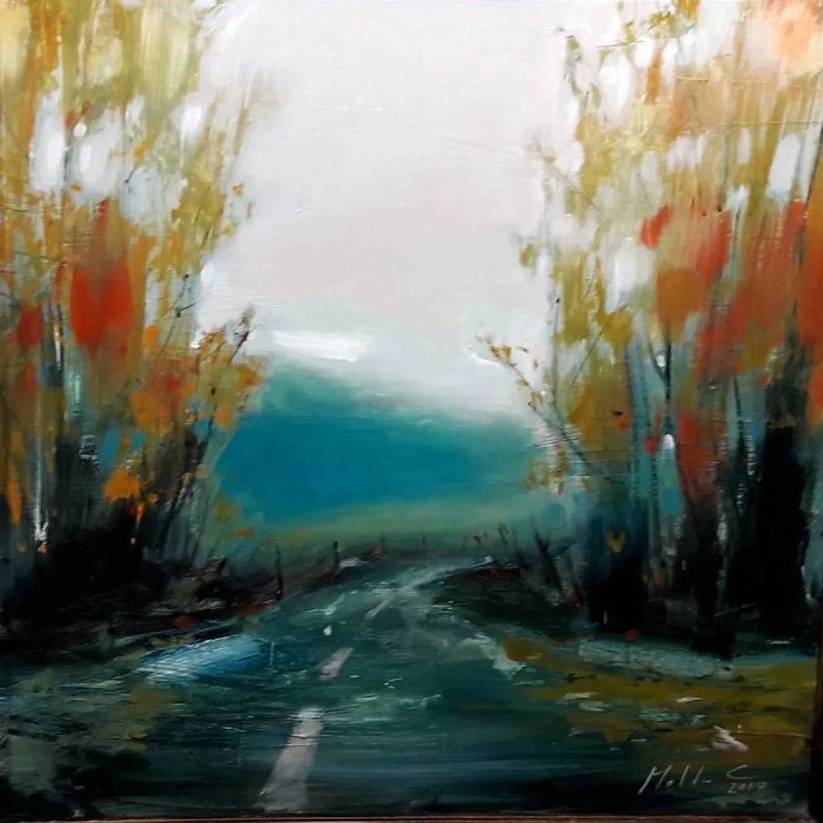 The road 2, artwork by moldovan Calin