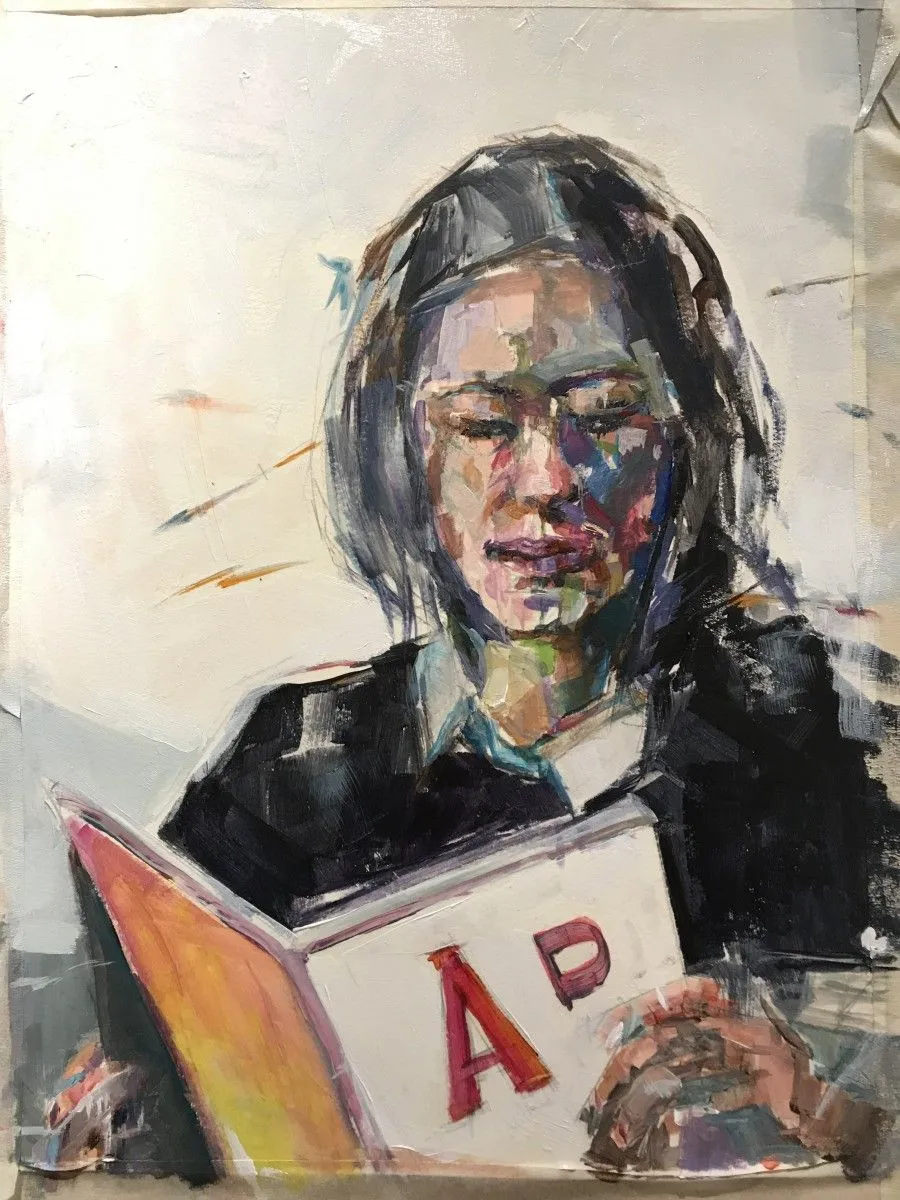 Reading, œuvre de Andy Fung
